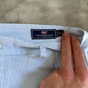 Vineyard Vines Seersucker Pants. Never work. 34x32.